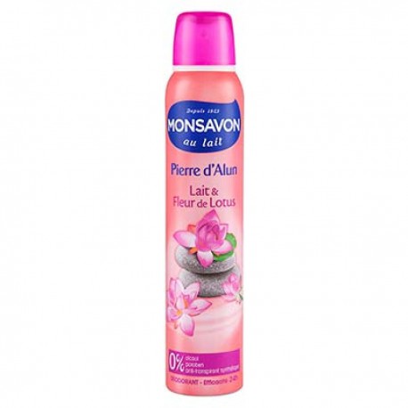 Monsavon Déo Monsavon Pierre D Alun/Fleur De Lotus Spray 200Ml
