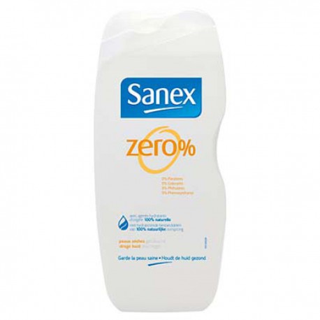 Sanex Douche&Bain Zero 0% Peaux Seches 250Ml