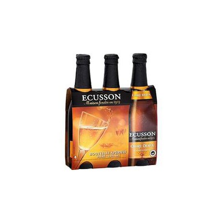 Pack 3X33Cl Cidre Doux Ecusson