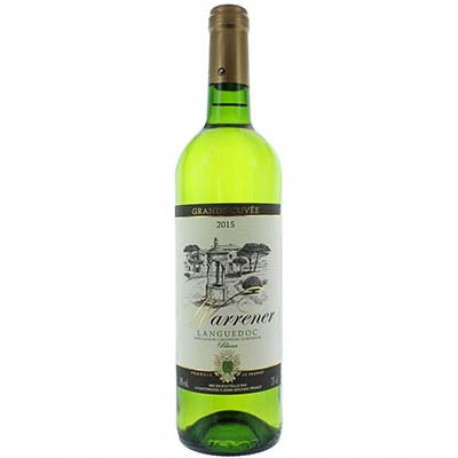 Languedoc Blanc Warrener 2014 La Bouteille 75Cl