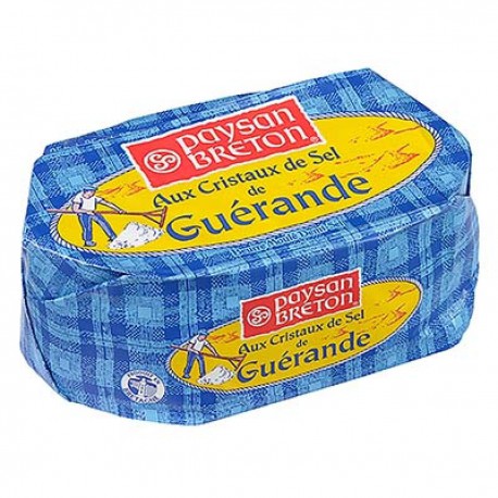 Paysans Brie Beurre Moule Sel Guerande 250G