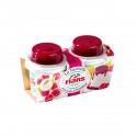 2X120G Faisselle Coulis Framboise Rians