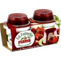 2X120G Faisselle 6% Fraise Rians