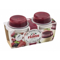 2X120G Panna Cotta Fruits Rouges Rians