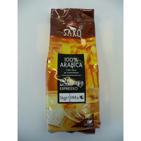 1Kg Cafe Moulu 100% Arabica Saxo