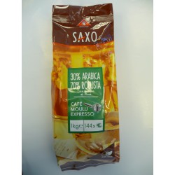 1Kg Cafe Moulu 30% Arabica/70% Robusta Saxo