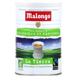 Malongo Cafe Bio La Tierra Commerce Equitalbe Boite 250G