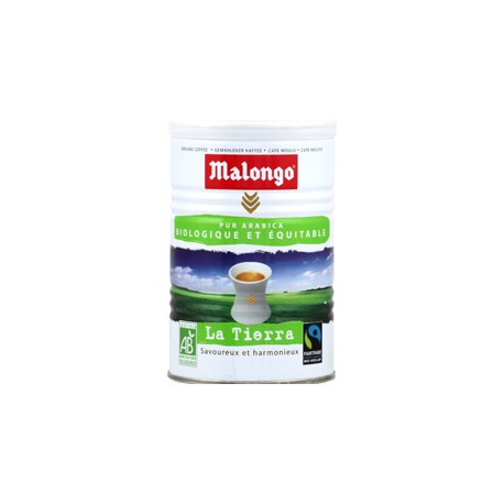 Malongo Cafe Bio La Tierra Commerce Equitalbe Boite 250G