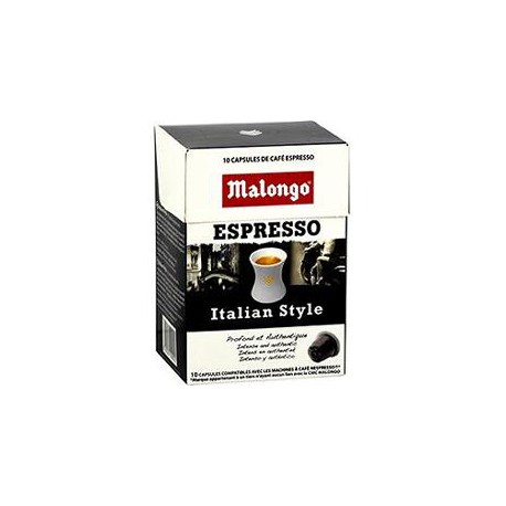 10 Capsules Cafe Italian Style Malongo