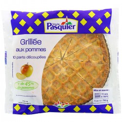 750G 10 Parts Tarte Grillee Aux Pomme