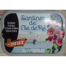 Sardines De L Ile De Ré - Le Trésor Des Dieux - 115 G 80,5 G