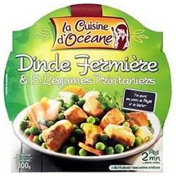 300G Dinde 5 Legumes Cuisine Oceane