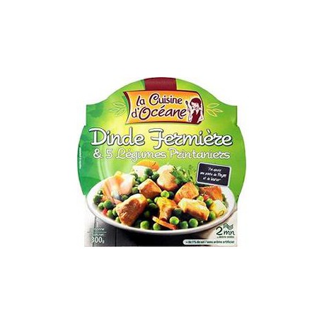 300G Dinde 5 Legumes Cuisine Oceane