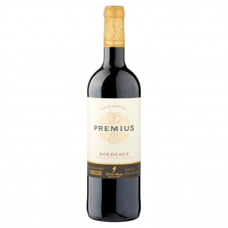 75Cl Vin Rouge Bordeaux 2012 Yvon Mau Premius