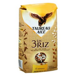 Taureau Aile Riz Basmati, Sauvage & Rouge Le Paquet De 500 G