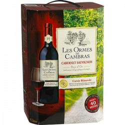Ormes De Cambras Vin de pays Oc Rouge Cabernet Sauvignon 5L