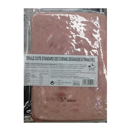 Epaule Cuite 8Tr.360G