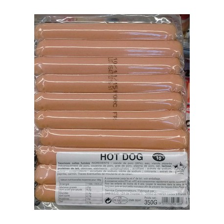 Sauc.Cuit.Fum.X10 350G
