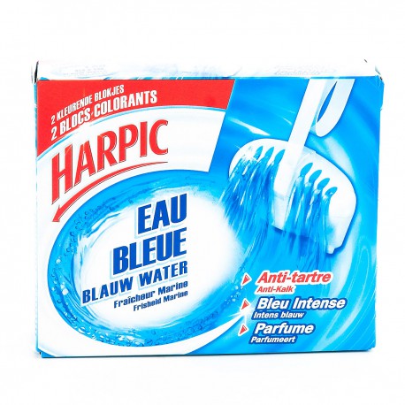 Etui 2 Blocs Cuvette Eau Bleue Harpic