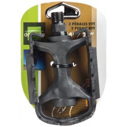 Paire De Pedales Vtt Plastique