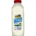 Bouteille 1L Lait Frais 1/2 Ecreme Pasteurise Even