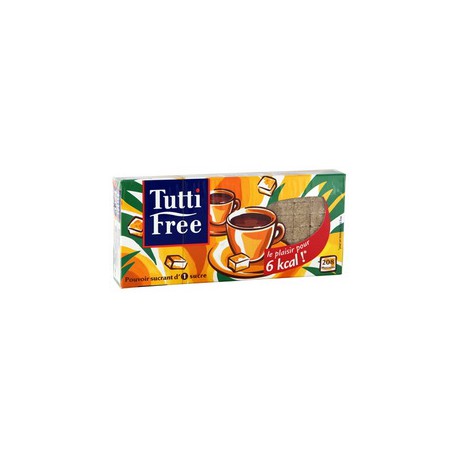 Tutti Free Sucre Roux 208 Morceaux 290G