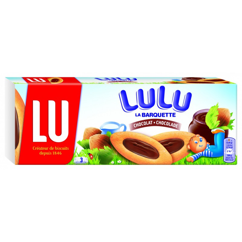 LU, Lulu, Biscuits, Barquette, Gâteaux, Fraise, 120 gr
