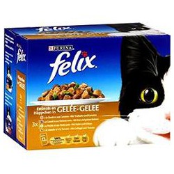 Felix Eminces Poulet Dinde Volaille Canard 12X100G