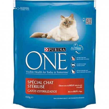 One Special Chat Sterilise Adulte Boeuf Ble 450G