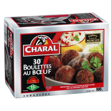 Charal Boulettes Boeuf 30X30G