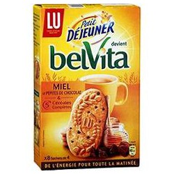 435G Petit Dejeuner Cereale Miel/Pepite Lu