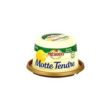 250G Beurre Motte 1/2 Sel President