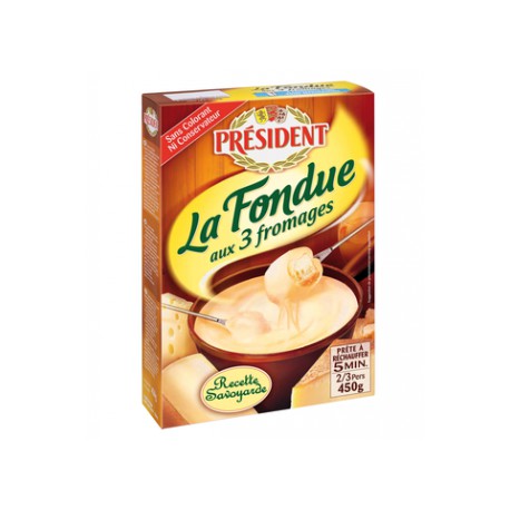 President Fondue 3Fromages450G