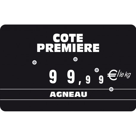 Kit 27 Etiq Agneau Texte Bch