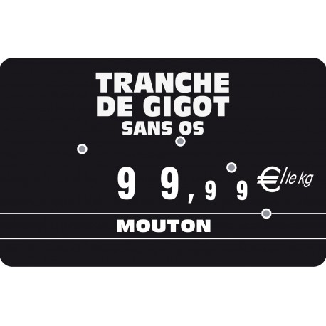 Kit 27 Etiq Mouton Texte Bch