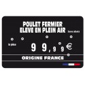 Kit 60 Etiq Volaille Txt Bch
