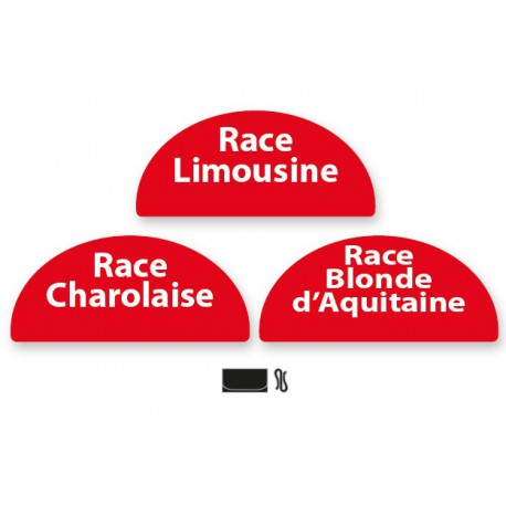Kit 60 1/2 Lune+Clip Bch Race
