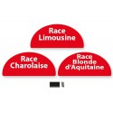 Kit 60 1/2 Lune+Clip Bch Race