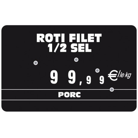 Kit 39 Etiq Porc Texte Bch