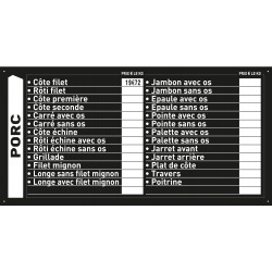 Pann Prix Porc+Chiffre Trad/Ls
