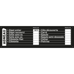 Pann Prix Agneau+Chiffre Trad