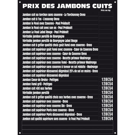 Pann Prix Charcuterie Trad