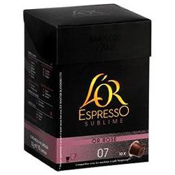 10 Capsules Cafe Moulu L Or Sub Rose Maison Du Cafe