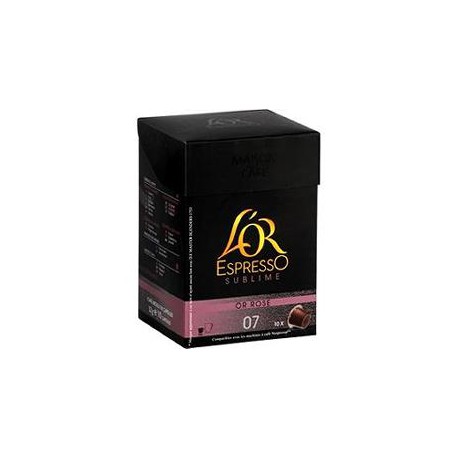 10 Capsules Cafe Moulu L Or Sub Rose Maison Du Cafe