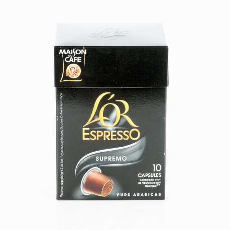 Maison Du Cafe Café L Or Espresso Suprémo Maison Du Café 10 Capsules 52G