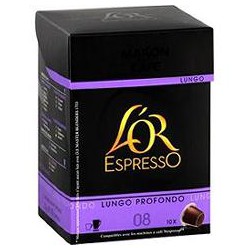 10 Capsules L Or Espresso Lungo Profond Maison Du Cafe