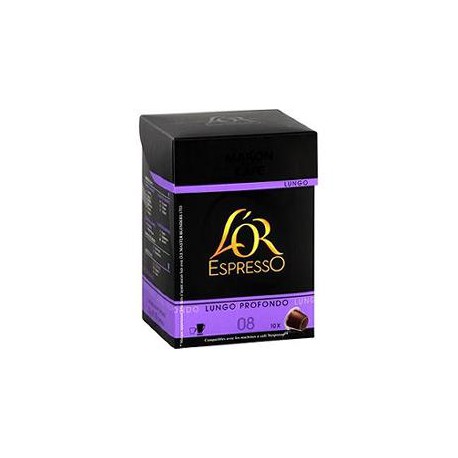 10 Capsules L Or Espresso Lungo Profond Maison Du Cafe