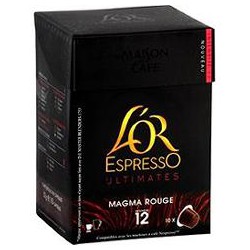 10 Capsules Cafe Moulu L Or Magma Rouge Maison Du Cafe