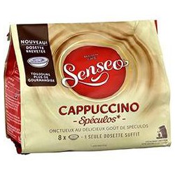 8 Doses Cafe Senseo Cappucino Speculos Maison Du Cafe