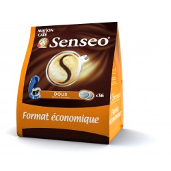 36 Dosettes Cafe Moulu Senseo Doux